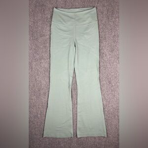 Lululemon Groove Bootcut Yoga Pants Sage Green High Rise Size 10